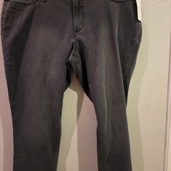 Jessica Simpson Denim - Jessica Simpson Women's Charcoal Relaxed Skinny Stretch Jeans 14W